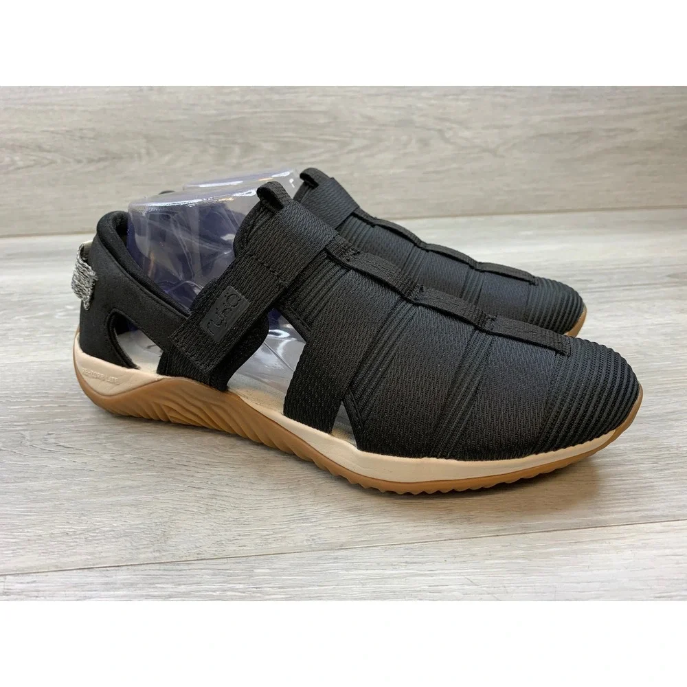 Ryka Echo Fisherman Black Sport Sandals Women's 10 Re-Zorb Lite Casual Shoes